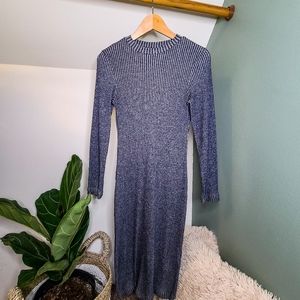 H&M Divided Ribbed Knit Dress